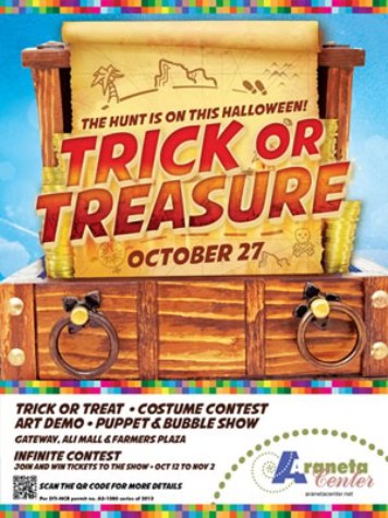 The Araneta Center’s Trick or Treasure Halloween Event