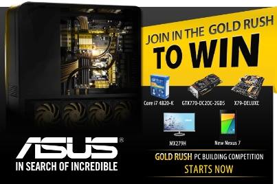 Asus Gold Rush PC Building Competition