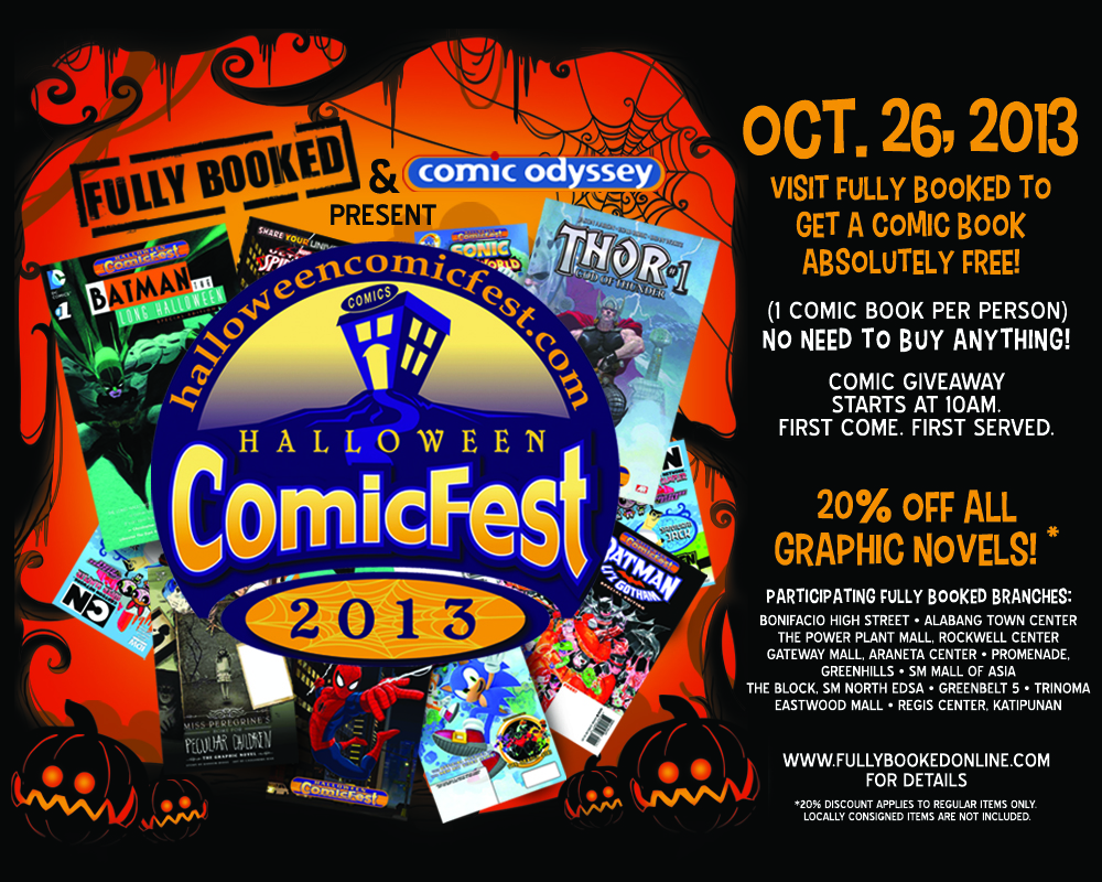Halloween ComicFest at Fully Booked