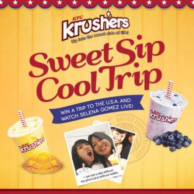 KFC Krushers’ Sweet Sip, Cool Trip Promo