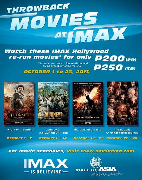 Throwback Movies at Imax