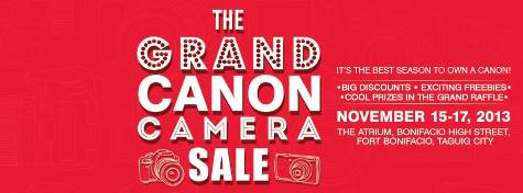 The Grand Canon Camera Sale