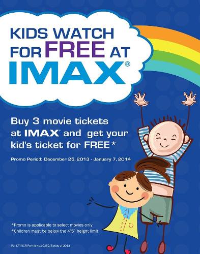 Kids Watch for Free at IMAX