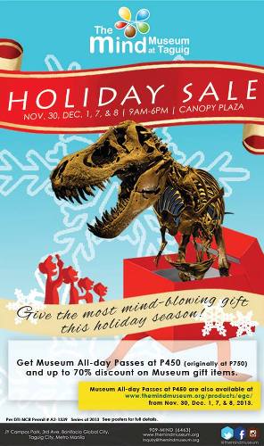 The Mind Museum Holiday Sale