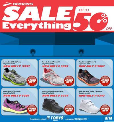 brooks running sale