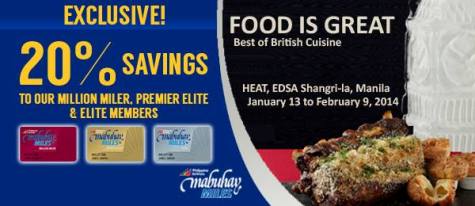 Mabuhay Miles: The Great British Feast at Edsa Shangri-La Promo