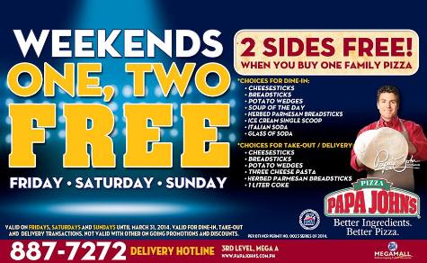 papa-johns-weekend-one-two-free