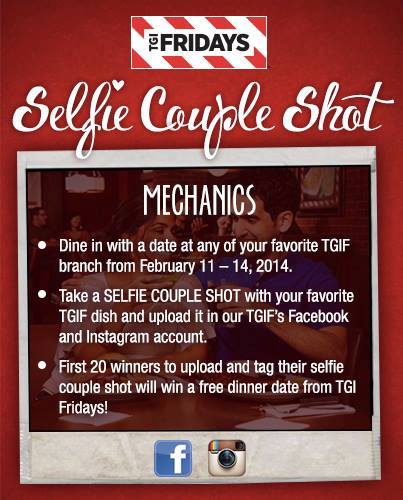 T.G.I. Friday’s Selfie Couple Shot V Day Promo