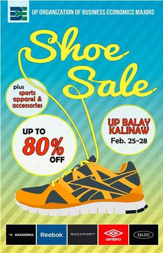 Shoe Sale @ UP Balay Kalinaw