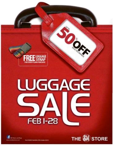 The SM Store Luggage Sale