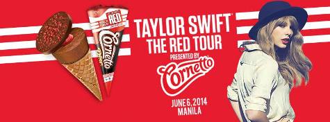 Cornetto Taylor Swift Red Tour Promo
