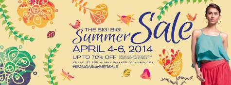 SM MOA Big Big Summer Sale