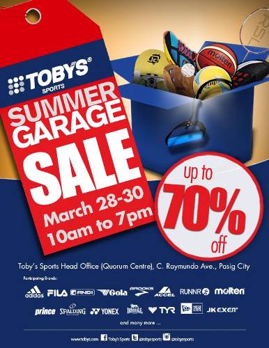 Toby’s Summer Garage Sale