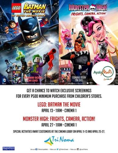 Trinoma Lego and Monster High Promo