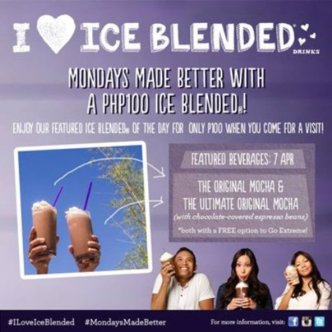Coffee Bean Ice Blended Drinks Promo