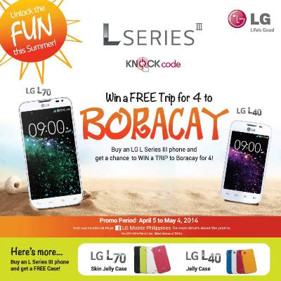 LG L Series Win a Trip to Boracay