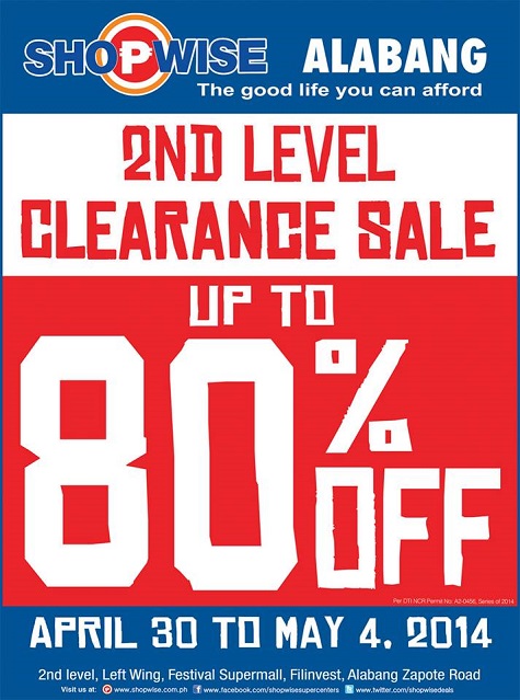 Shopwise Alabang Super Clearance Sale