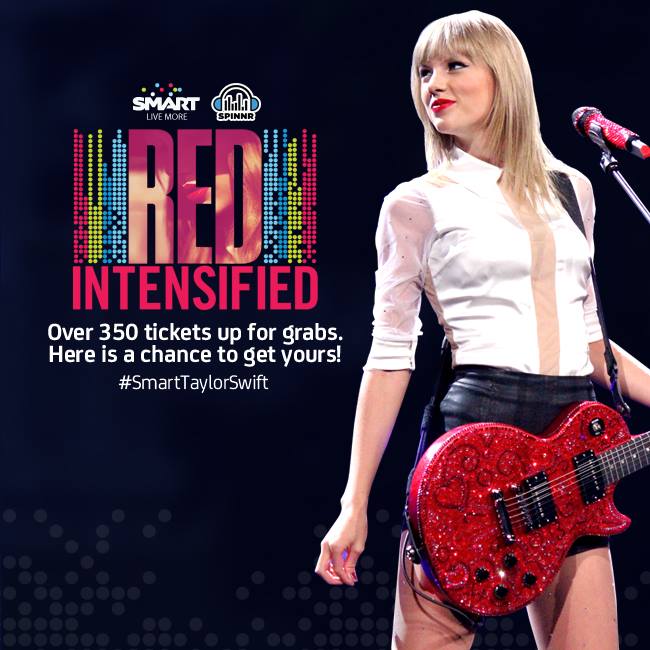 Smart and Spinnr Taylor Swift Concert Tickets Giveaway