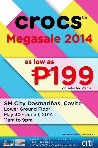 Crocs Megasale 2014 Cavite
