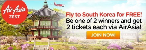 CashCashPinoy: Fly to South Korea for FREE