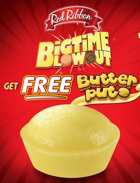 Red Ribbon Free Butter Puto