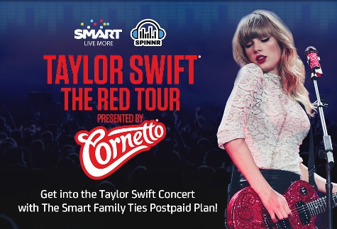 SMART: Win Taylor Swift Red Tour Concert Tickets