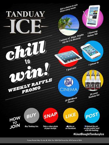 Tanduay ICE Weekly Raffle Promo