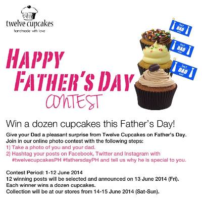 Twelve Cupcakes Happy Father’s Day Contest