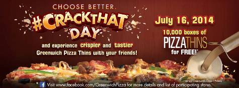 Greenwich FREE Double Size Pizza Thins