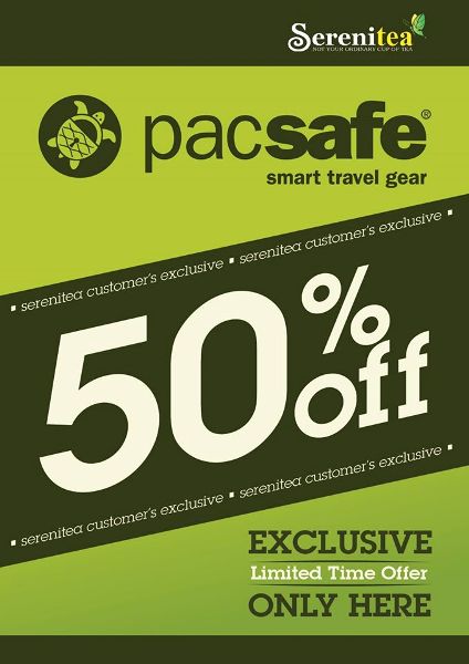 Pacsafe Sale @ Selected Serenitea Branches