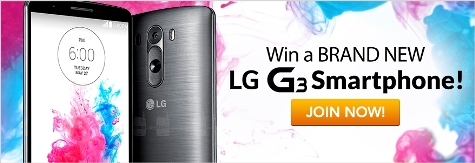 CashCashPinoy: Win LG G3 Smartphone