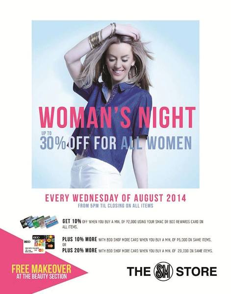 The SM Store Woman’s Night