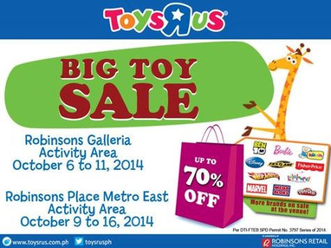 Toys “R” Us Big Toy Sale