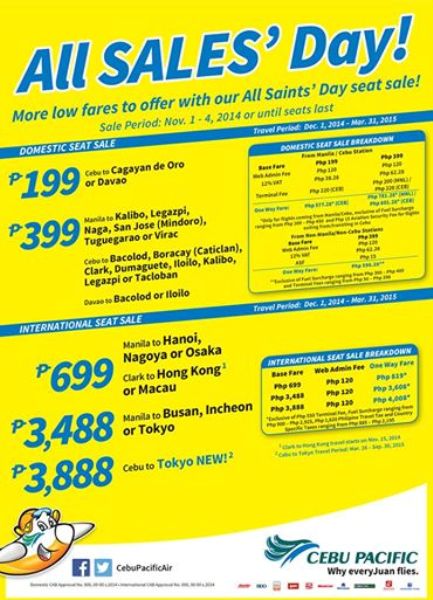 Cebu Pacific All Sales’ Day