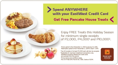 EastWest FREE Treats at Pancake House