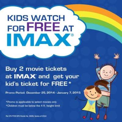 Kids Watch for FREE @ IMAX
