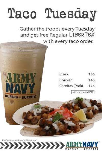 Army Navy Taco Tuesday