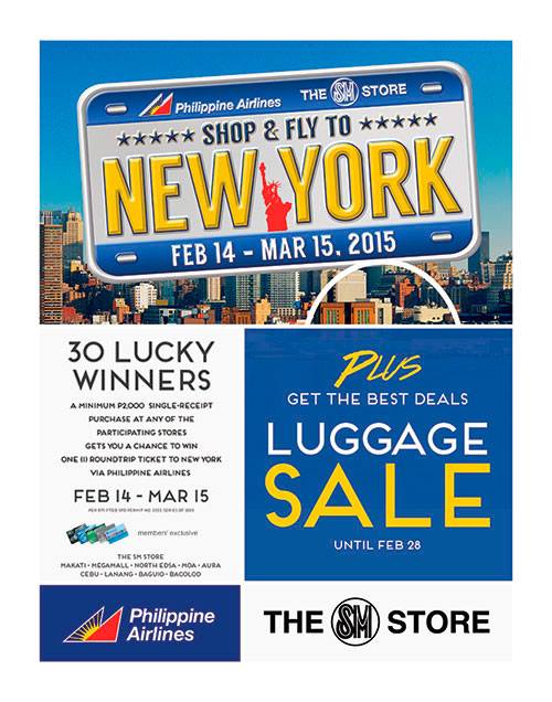 The SM Store Shop & Fly to New York Promo
