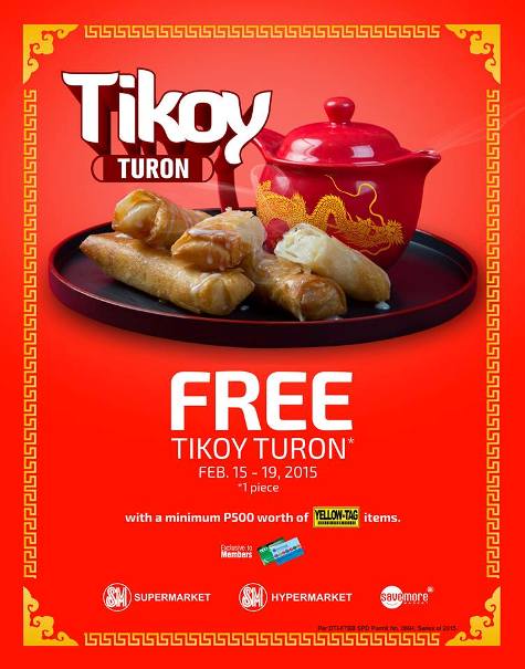 SM Supermarket FREE Tikoy Turon