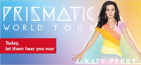 HSBC Discount on Katy Perry The Prismatic World Tour Tickets