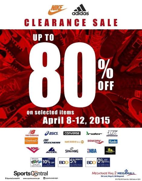 Sports Central Nike and Adidas Clearance Sale