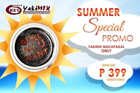 Yakimix SUMMER SPECIAL PROMO