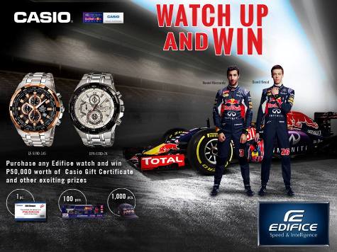 Casio Edifice “Watch Up and Win” Promo