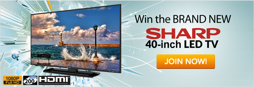 Win a Sharp LED TV
