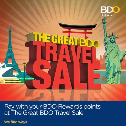 The Great BDO Travel Sale 2016