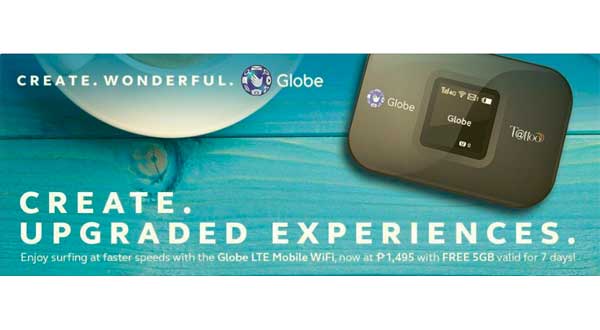 Globe LTE Mobile WiFi now P1,495 only