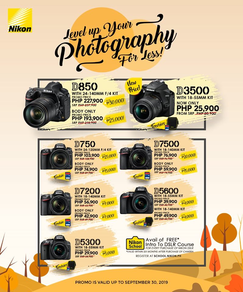 Nikon Philippines Sale for September 2019