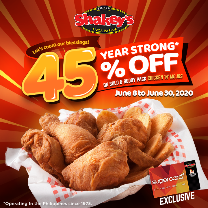 Shakey’s 45th Anniversary Promo